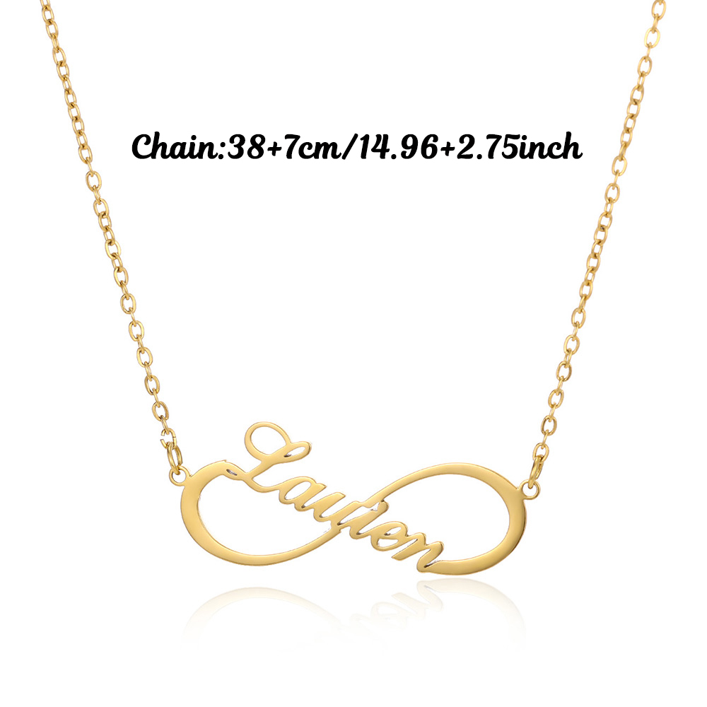 Custom Name Infinity Necklaces - Women Fashion Names avis et prix