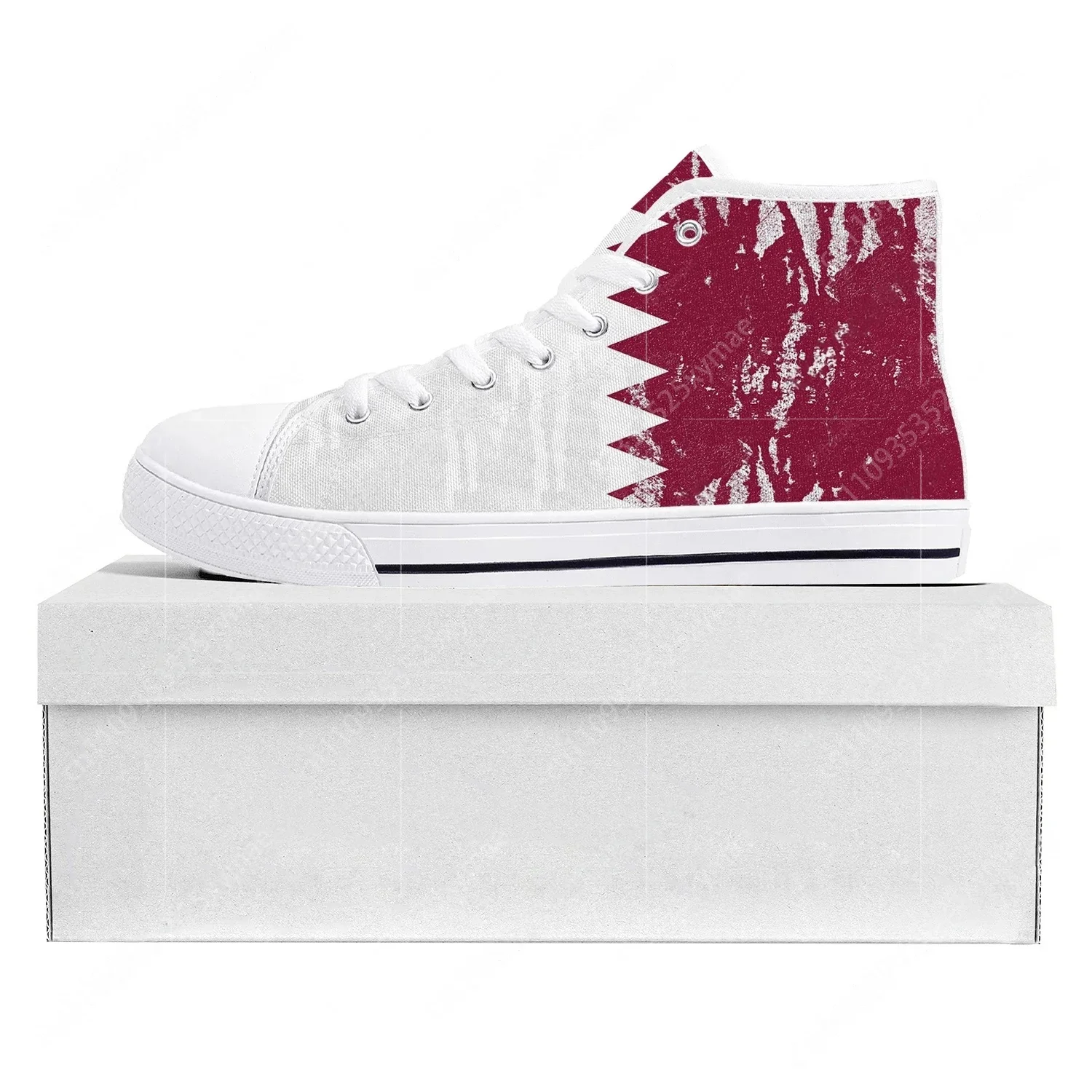 Qatar Flag High Top High Quali - Women Fashion Qatar avis et prix