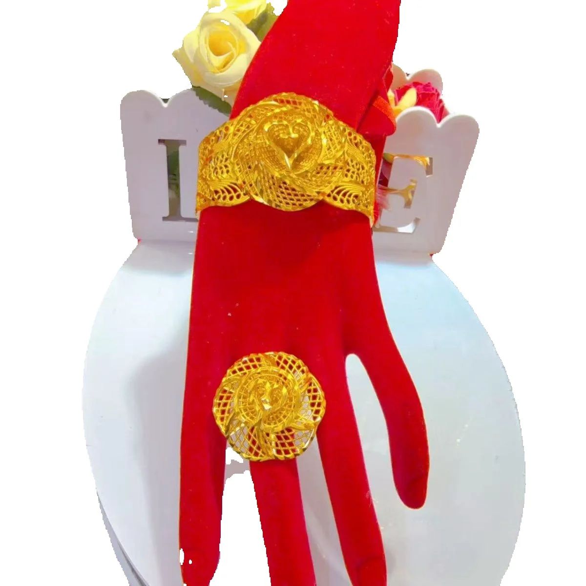 New Dubai Fashion 24K Gold Pla - Women'S Fashion Rings Gold avis et prix