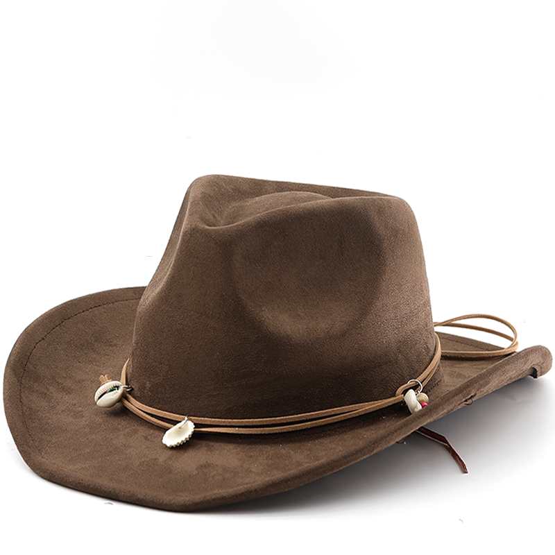 Unisex Cowboy Hat Suede Fashio - Women'S Fashion Wild West avis et prix
