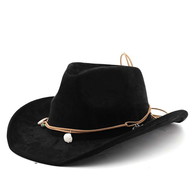 Unisex Cowboy Hat Suede Fashio - Women'S Fashion Wild West avis et prix