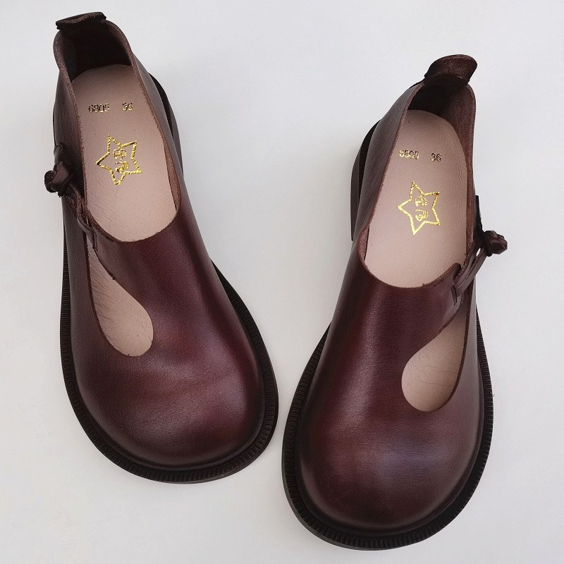 Careaymade-Genuine leather big - Women'S Fashion Walking Shoes avis et prix