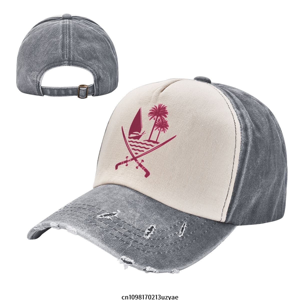 Emblem Of Qatar Cowboy Hat Wom - Women Fashion Qatar avis et prix
