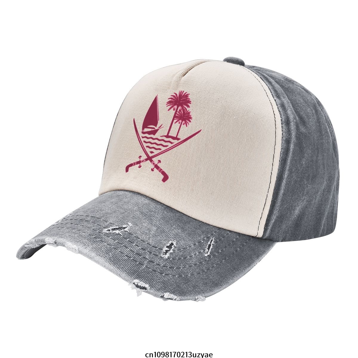 Emblem Of Qatar Cowboy Hat Wom - Women Fashion Qatar avis et prix