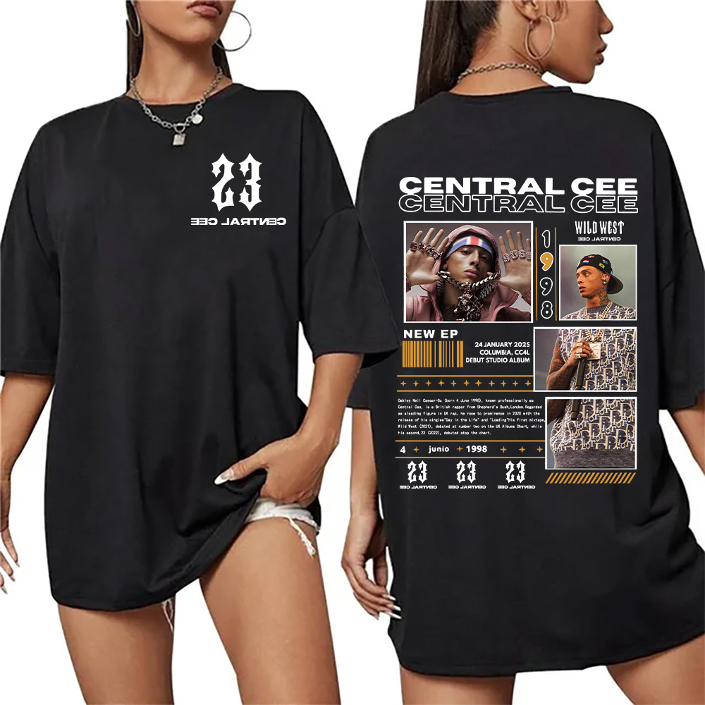 Rapper Central Cee Wild West T - Women'S Fashion Wild West avis et prix