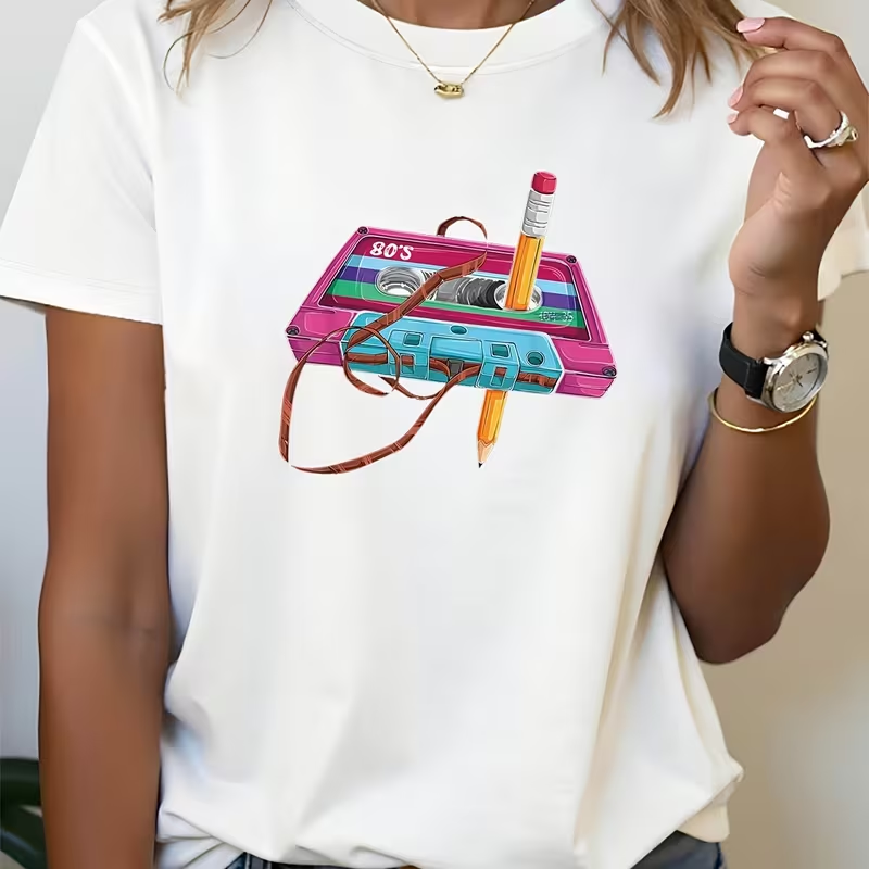 Women's T-shirt Music Festival - Women'S Fashion From The 80S avis et prix