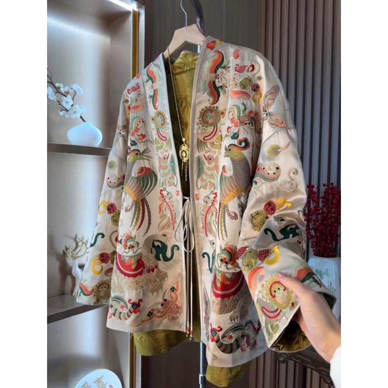 New Chinese Style Kimono Cardi - Women'S Fashion Tops avis et prix