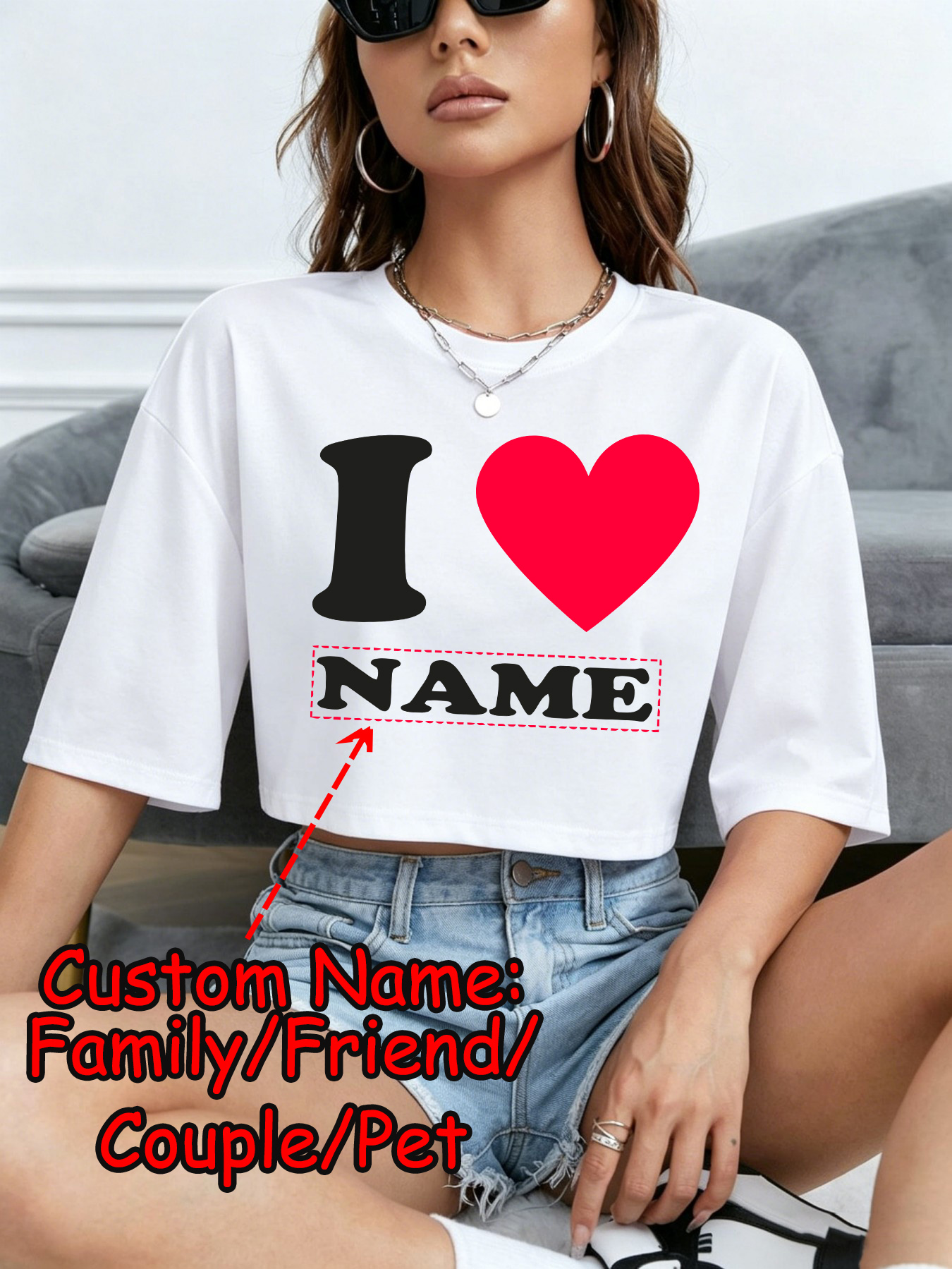DIY Custom Name Couple Summer  - Women Fashion Names avis et prix