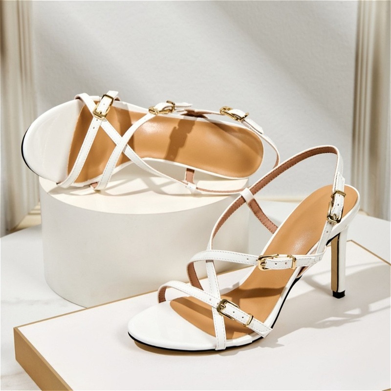 Belt Buckle Elegant High Heels - Women'S Fashion Belts avis et prix