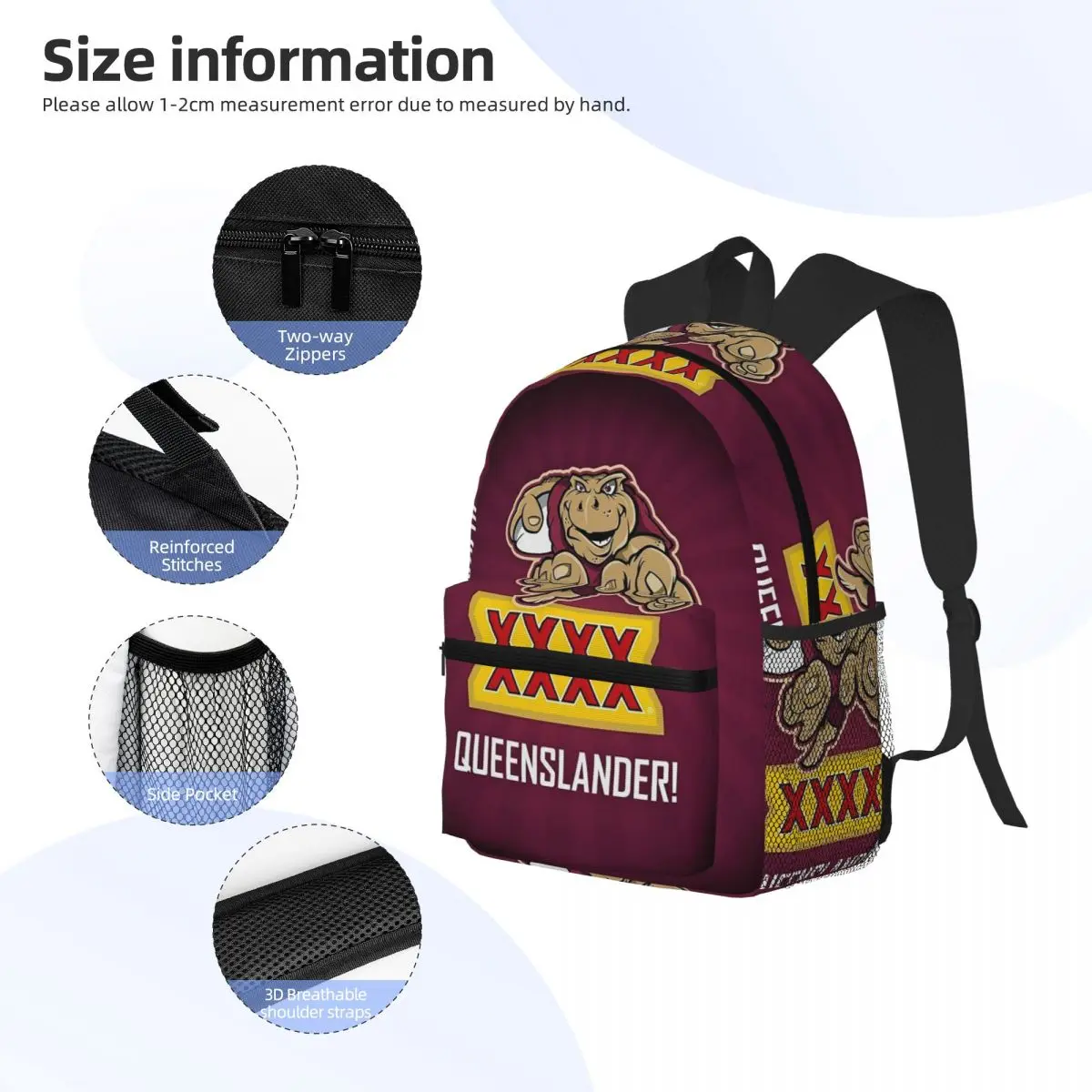 Queensland Maroons Student Bac - Women'S Fashion Queensland avis et prix