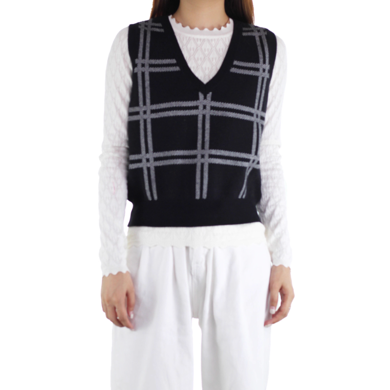 Women's Fashion Knit Sweater V - Women'S Fashion Gilet avis et prix