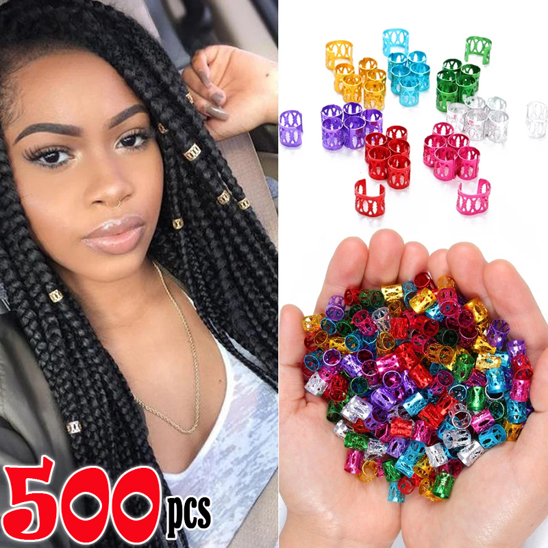 100-500pcs Gold Silver Dreadlo - Women'S Fashion Rings Gold avis et prix