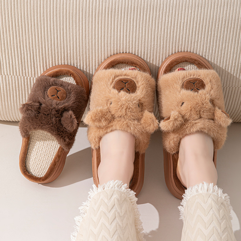 Hemp Cartoon Women's Slippers  - Women'S Fashion Walking Shoes avis et prix