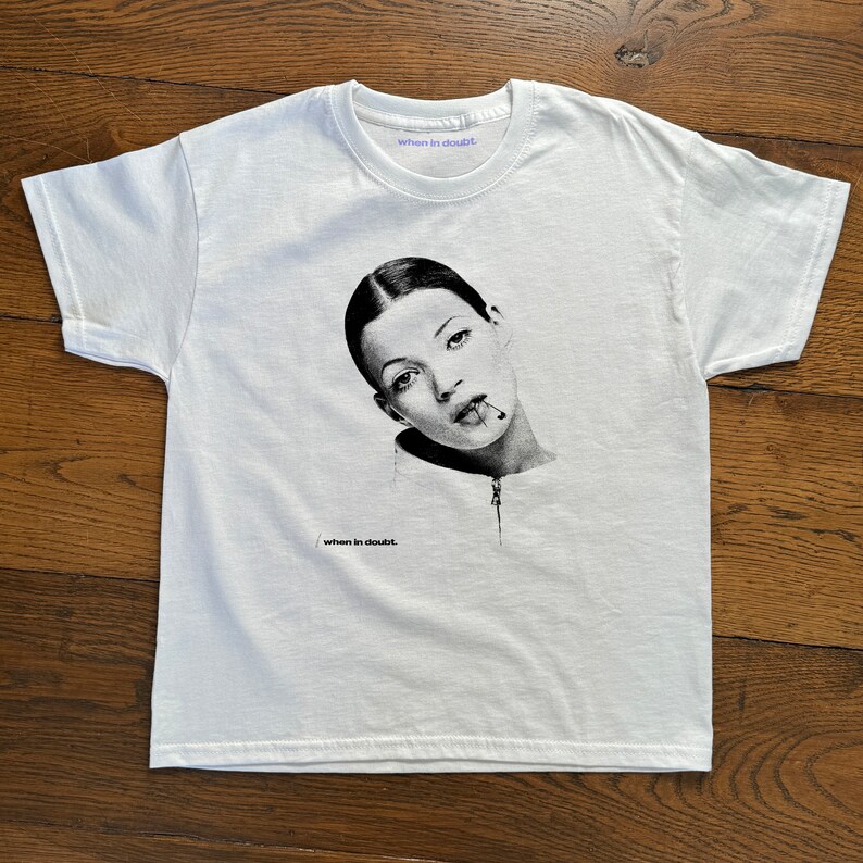 Kate Moss Graphic T-shirt Wome - Women'S Fashion From The 90S avis et prix
