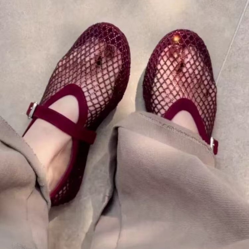 Hollow Rhinestone Baotou Sanda - Women'S Fashion Walking Shoes avis et prix