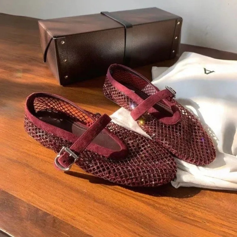 Hollow Rhinestone Baotou Sanda - Women'S Fashion Walking Shoes avis et prix
