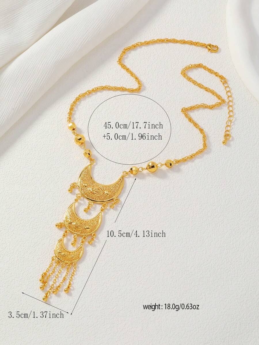 Elegant Gold-Tone Crescent Moo - Women'S Fashion Layering avis et prix