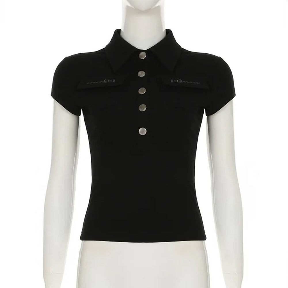 Women T Shirt Black Gothic 90s - Women'S Fashion From The 90S avis et prix