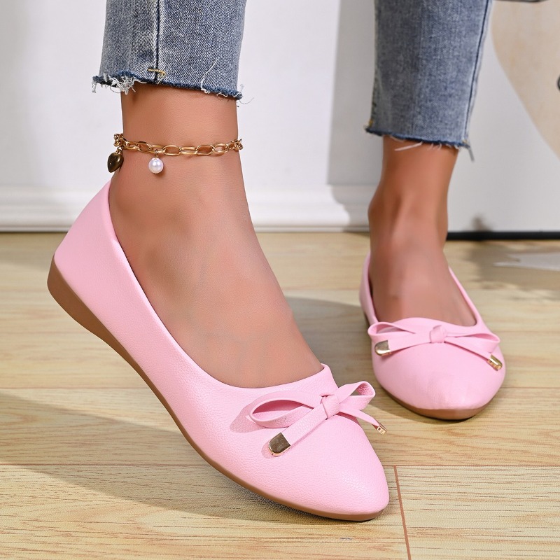 Bow Shallow Mouth Soft Sole Co - Women'S Fashion Walking Shoes avis et prix