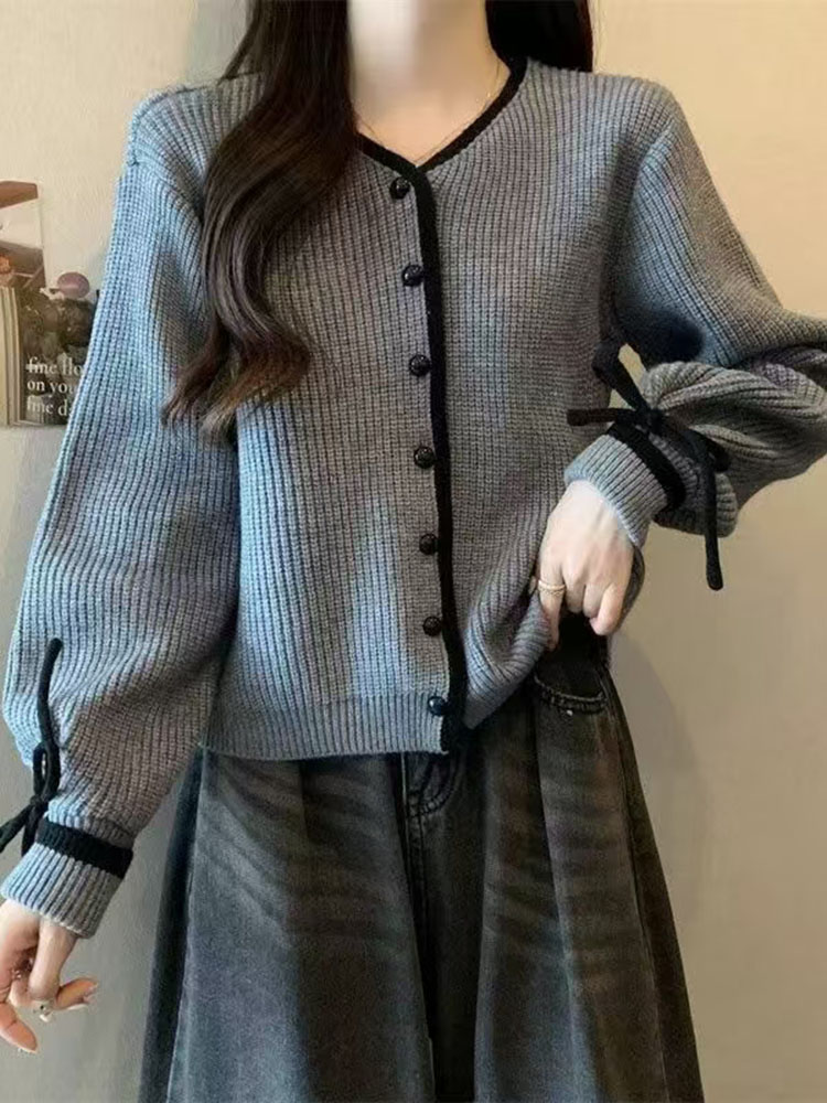 Baggy Striped V-Neck Knitted C - Women'S Fashion Gilet avis et prix
