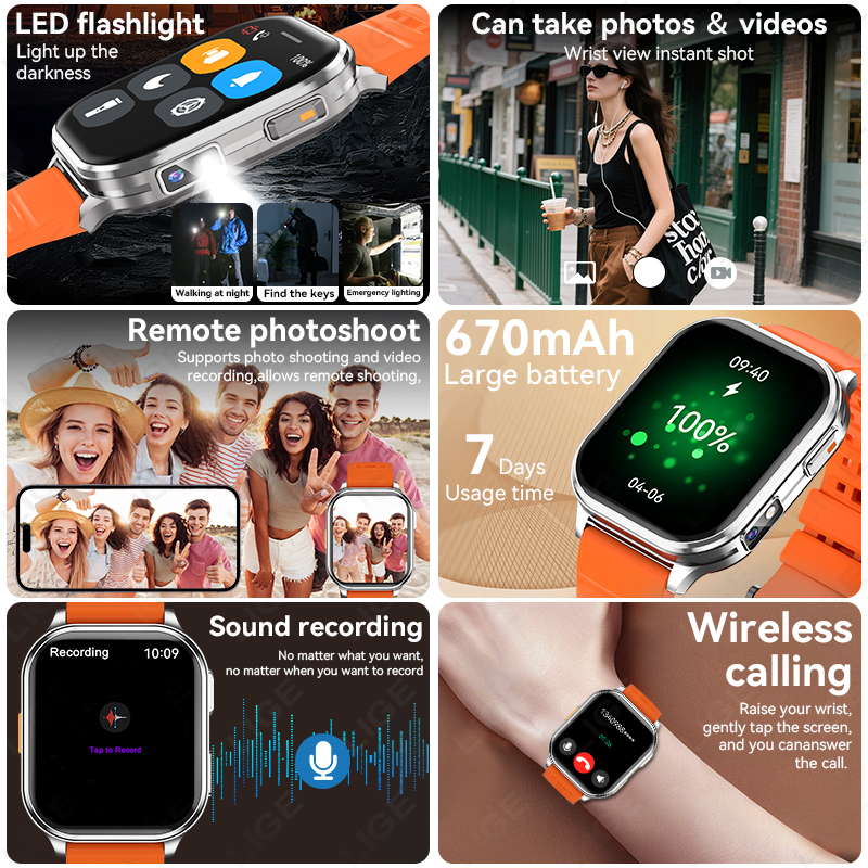 LIGE 2026 Camera Smart Watch M - Women Fashion Video avis et prix