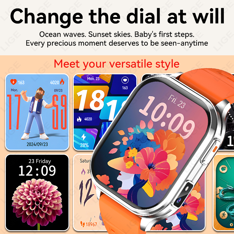 LIGE 2026 Camera Smart Watch M - Women Fashion Video avis et prix