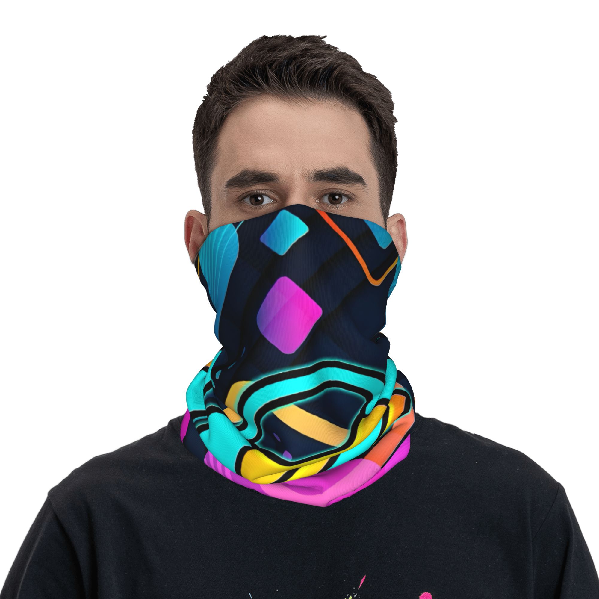 Geometry Dash Bandana Neck Cov - Women Fashion Video avis et prix