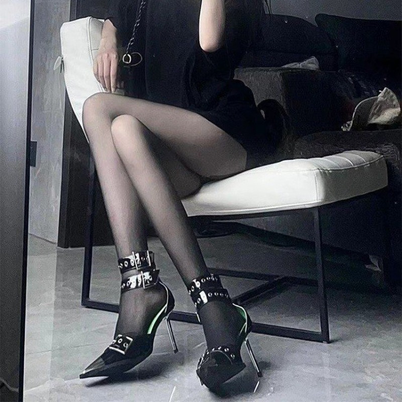 Super High Heel Metal Pointed  - Women'S Fashion Belts avis et prix